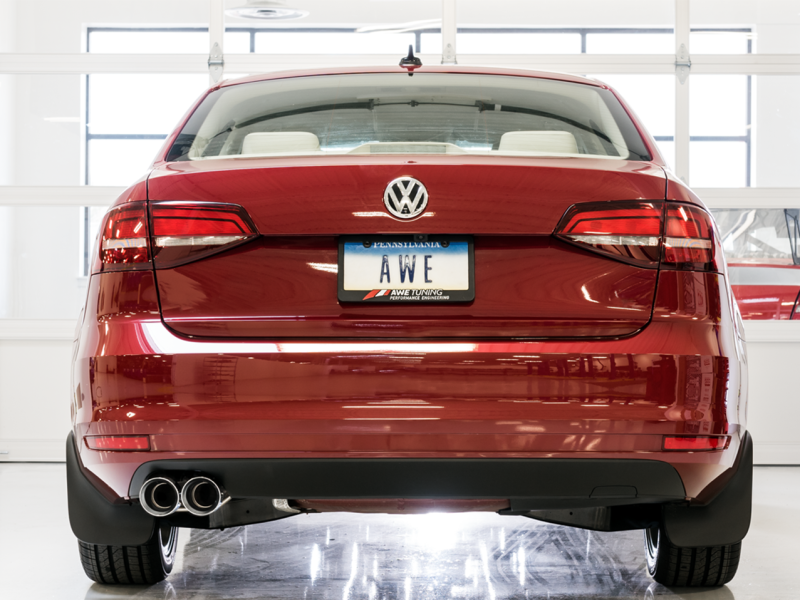 AWE Tuning 09-14 Volkswagen Jetta Mk6 1.4T Track Edition Exhaust - Chrome Silver Tips - Black Ops Auto Works