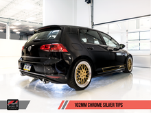 Load image into Gallery viewer, AWE Tuning VW MK7 GTI Track Edition Exhaust - Chrome Silver Tips - Black Ops Auto Works