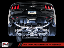 Load image into Gallery viewer, AWE Tuning S550 Mustang GT Cat-back Exhaust - Track Edition (Chrome Silver Tips) - Black Ops Auto Works