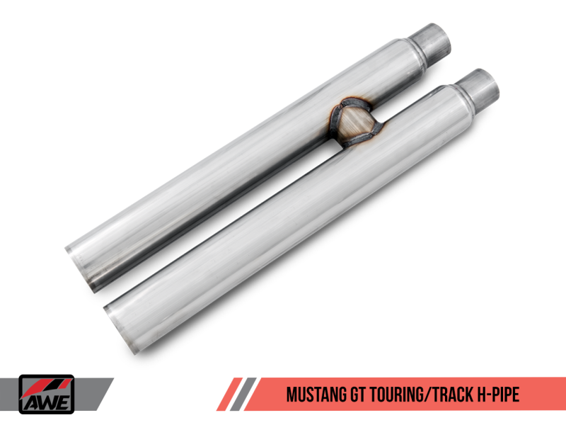 AWE Tuning S550 Mustang GT Cat-back Exhaust - Track Edition (Chrome Silver Tips) - Black Ops Auto Works