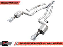 Load image into Gallery viewer, AWE Tuning 2015+ Dodge Charger 6.4L/6.2L SC Non-Resonated Touring Edition Exhaust - Silver Tips - Black Ops Auto Works