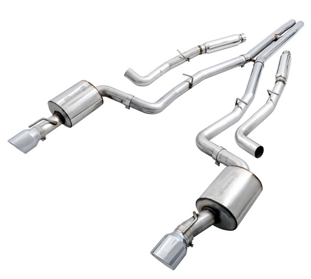 AWE Tuning 2015+ Dodge Charger 6.4L/6.2L SC Non-Resonated Touring Edition Exhaust - Silver Tips - Black Ops Auto Works