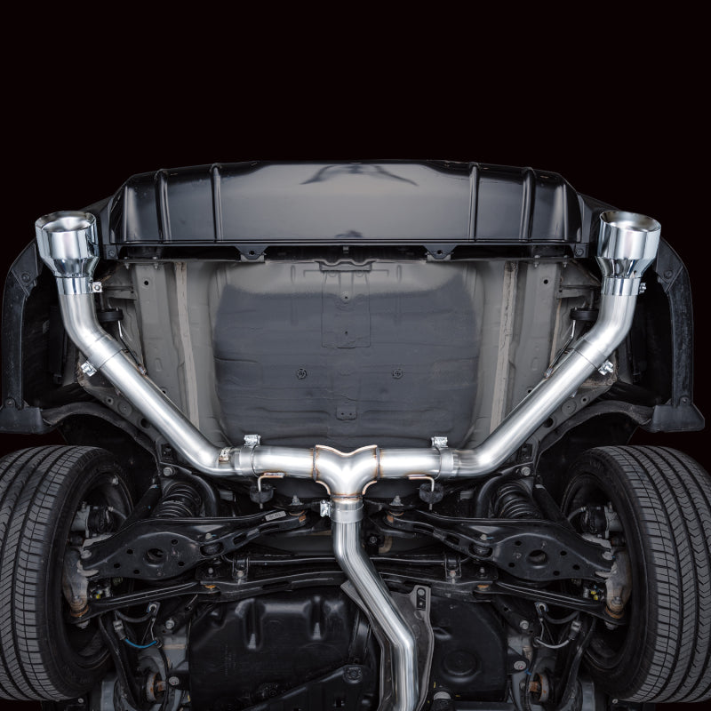 AWE Tuning 22+ Honda Civic Si/Acura Integra Track Edition Catback Exhaust - Dual Chrome Silver Tips-Catback-AWE Tuning-810098809658-