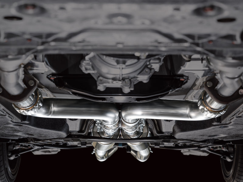 AWE 2023 Nissan Z RZ34 RWD Track Edition Catback Exhaust System w/ Chrome Silver Tips-Catback-AWE Tuning-810098809849-