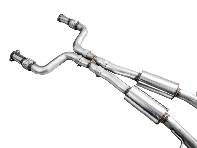 AWE 2023 Nissan Z RZ34 RWD Track Edition Catback Exhaust System w/ Chrome Silver Tips-Catback-AWE Tuning-810098809849-