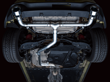 Load image into Gallery viewer, AWE 2022 VW GTI MK8  Track Edition Exhaust - Chrome Silver Tips - Black Ops Auto Works