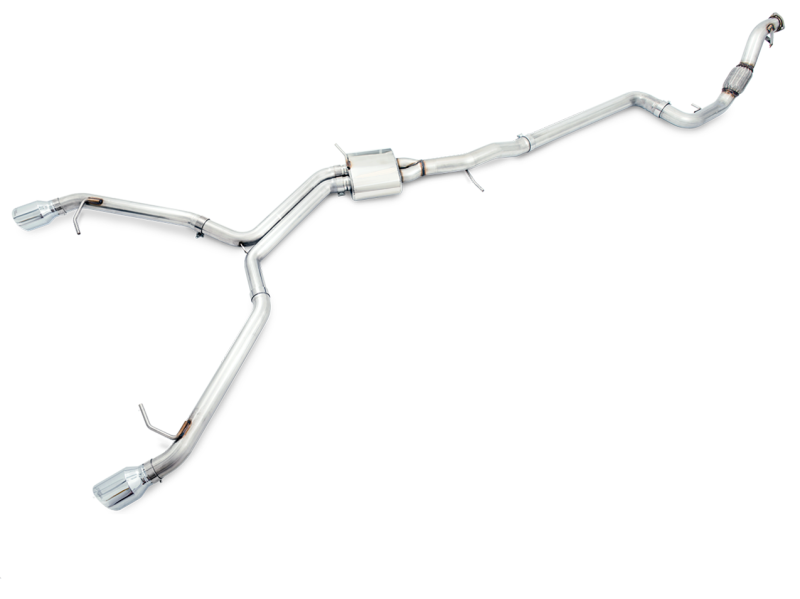 AWE Tuning Audi B9 A5 Track Edition Exhaust Dual Outlet - Diamond Black Tips (Includes DP) - Black Ops Auto Works