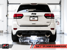 Load image into Gallery viewer, AWE Tuning 2020 Jeep Grand Cherokee SRT Track Edition Exhaust - Diamond Black Tips - Black Ops Auto Works