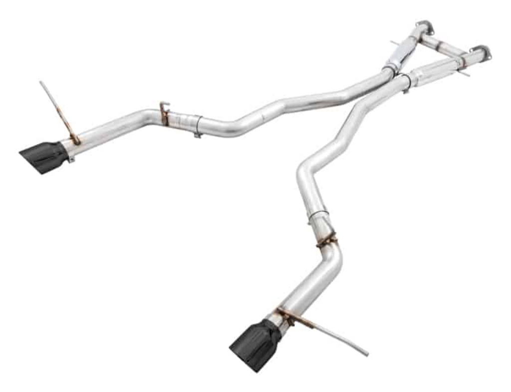 AWE Tuning 2020 Jeep Grand Cherokee SRT Track Edition Exhaust - Diamond Black Tips - Black Ops Auto Works AWE3020-33051