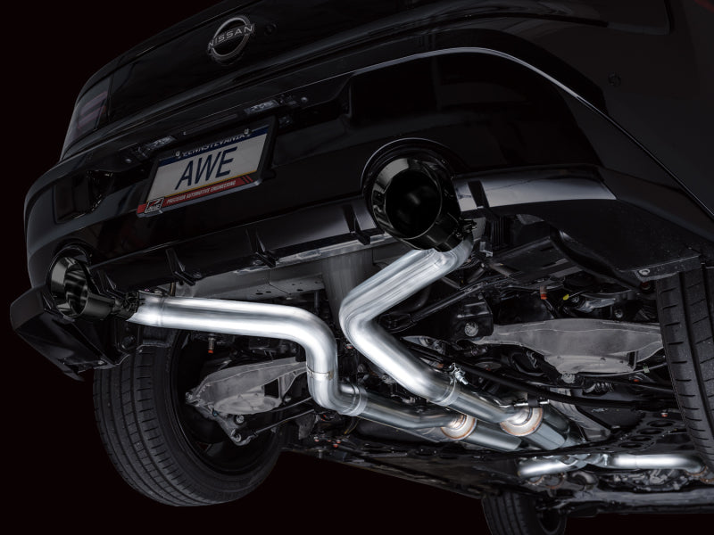 AWE 2023 Nissan Z RZ34 RWD Track Edition Catback Exhaust System w/ Diamond Black Tips-Catback-AWE Tuning-810098809856-