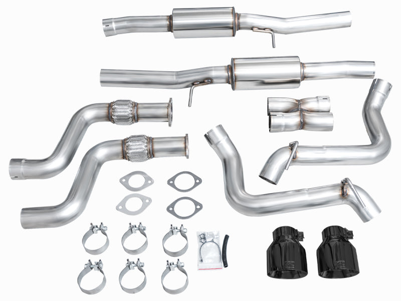 AWE 2023 Nissan Z RZ34 RWD Track Edition Catback Exhaust System w/ Diamond Black Tips-Catback-AWE Tuning-810098809856-