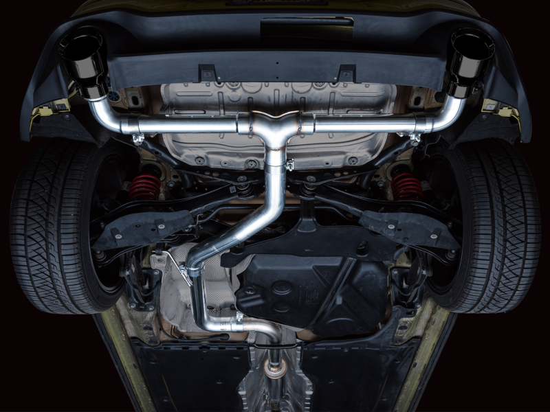 AWE 2022 VW GTI MK8  Track Edition Exhaust - Diamond Black Tips - Black Ops Auto Works