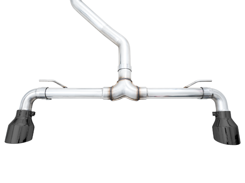 AWE 2022 VW GTI MK8  Track Edition Exhaust - Diamond Black Tips - Black Ops Auto Works
