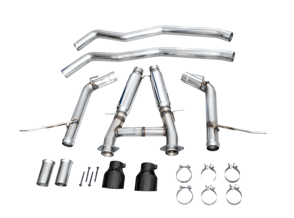AWE Tuning 18-25 Dodge Durango SRT & Hellcat Track Edition Exhaust - Diamond Black Tips - Black Ops Auto Works