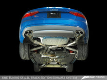 Load image into Gallery viewer, AWE Tuning Audi B8 S5 4.2L Track Edition Exhaust System - Polished Silver Tips - Black Ops Auto Works