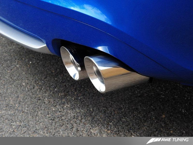 AWE Tuning Audi B8 S5 4.2L Track Edition Exhaust System - Polished Silver Tips - Black Ops Auto Works
