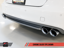 Load image into Gallery viewer, AWE Tuning Audi C7 / C7.5 S6 4.0T Track Edition Exhaust - Chrome Silver Tips - Black Ops Auto Works