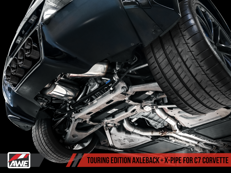 AWE Tuning 14-19 Chevy Corvette C7 Z06/ZR1 (w/o AFM) Track Edition Axle-Back Exhaust w/Chrome Tips - Black Ops Auto Works