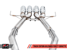 Load image into Gallery viewer, AWE Tuning 14-19 Chevy Corvette C7 Z06/ZR1 (w/o AFM) Track Edition Axle-Back Exhaust w/Chrome Tips - Black Ops Auto Works
