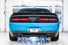 Load image into Gallery viewer, AWE Tuning 2015+ Dodge Challenger 6.4L/6.2L Non-Resonated Touring Edition Exhaust - Quad Silver Tips-Catback-AWE Tuning