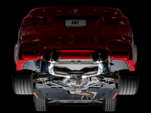 Load image into Gallery viewer, AWE Tuning BMW F8X M3/M4 Track Edition Catback Exhaust - Chrome Silver Tips - Black Ops Auto Works