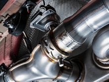 Load image into Gallery viewer, AWE Tuning BMW F8X M3/M4 Track Edition Catback Exhaust - Chrome Silver Tips - Black Ops Auto Works