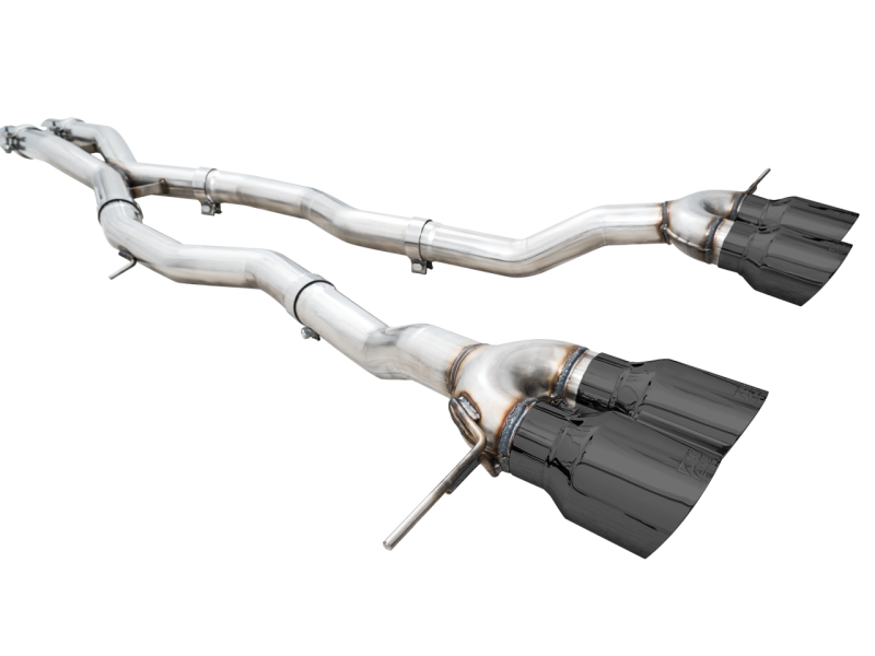 AWE Track Edition Catback Exhaust for BMW G8X M3/M4 - Diamond Black Tips - Black Ops Auto Works