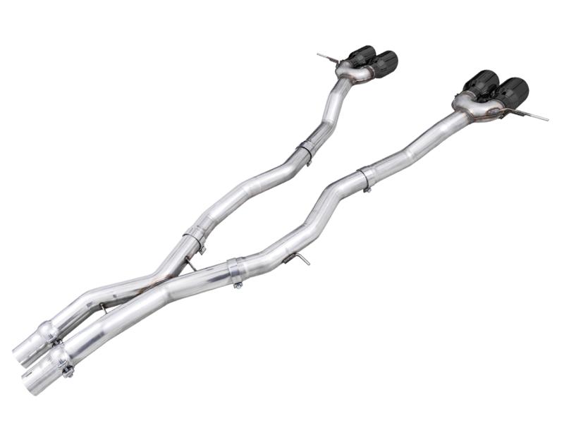 AWE Track Edition Catback Exhaust for BMW G8X M3/M4 - Diamond Black Tips - Black Ops Auto Works