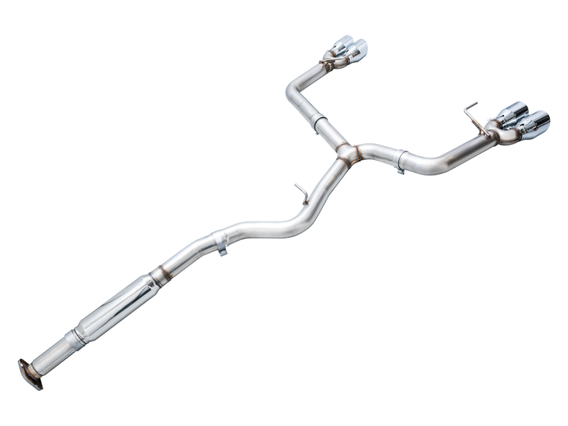 AWE Tuning 2022+ VB Subaru WRX Track Edition Exhaust - Chrome Silver Tips - Black Ops Auto Works