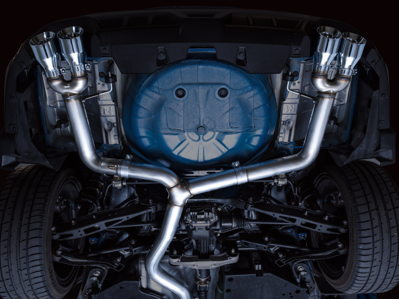 AWE Tuning 2022+ VB Subaru WRX Track Edition Exhaust - Chrome Silver Tips - Black Ops Auto Works