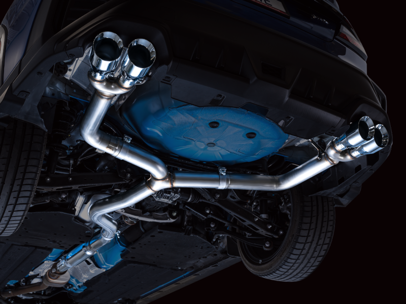 AWE Tuning 2022+ VB Subaru WRX Track Edition Exhaust - Chrome Silver Tips - Black Ops Auto Works