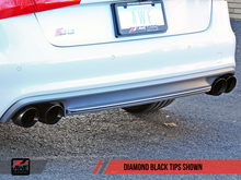 Load image into Gallery viewer, AWE Tuning Audi C7 / C7.5 S6 4.0T Track Edition Exhaust - Diamond Black Tips - Black Ops Auto Works