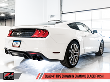 Load image into Gallery viewer, AWE Tuning 2018+ Ford Mustang GT (S550) Cat-back Exhaust - Track Edition (Quad Diamond Black Tips) - Black Ops Auto Works