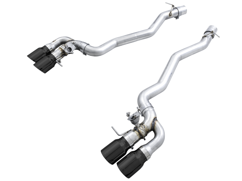 AWE Tuning 18-19 BMW M5 (F90) 4.4T AWD Cat-back Exhaust - Track Edition (Diamond Black Tips) - Black Ops Auto Works