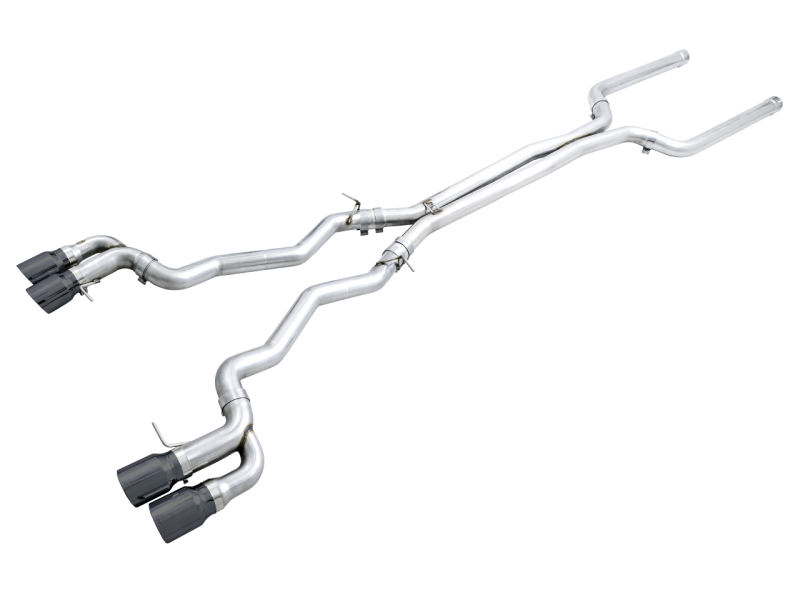 AWE Tuning 18-19 BMW M5 (F90) 4.4T AWD Cat-back Exhaust - Track Edition (Diamond Black Tips) - Black Ops Auto Works