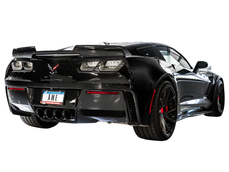 AWE Tuning 14-19 Chevy Corvette C7 Z06/ZR1 Track Edition Axle-Back Exhaust w/Black Tips - Black Ops Auto Works