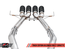 Load image into Gallery viewer, AWE Tuning 14-19 Chevy Corvette C7 Z06/ZR1 Track Edition Axle-Back Exhaust w/Black Tips - Black Ops Auto Works