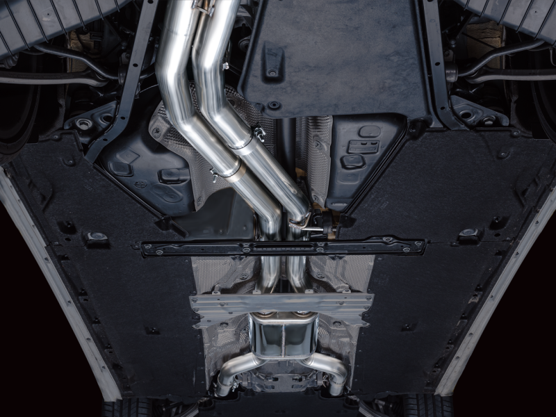 AWE Tuning 19-23 Audi C8 S6/S7 2.9T V6 AWD Track Edition Exhaust - Diamond Black Tips - Black Ops Auto Works