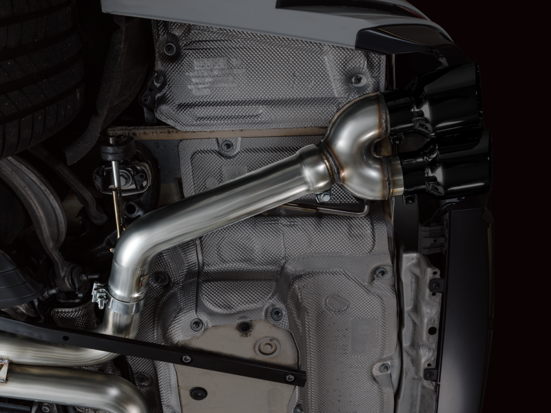 AWE Tuning 19-23 Audi C8 S6/S7 2.9T V6 AWD Track Edition Exhaust - Diamond Black Tips - Black Ops Auto Works