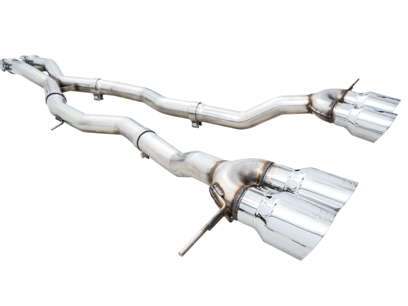AWE Track Edition Catback Exhaust for BMW G8X M3/M4 - Chrome Silver Tips - Black Ops Auto Works
