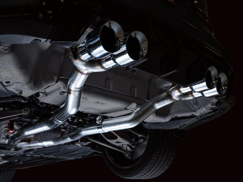 AWE Track Edition Catback Exhaust for BMW G8X M3/M4 - Chrome Silver Tips - Black Ops Auto Works