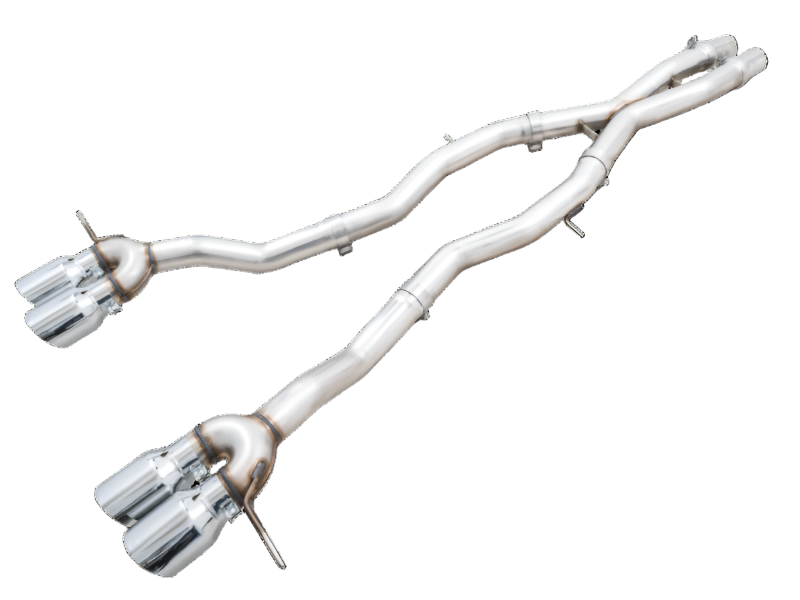 AWE Track Edition Catback Exhaust for BMW G8X M3/M4 - Chrome Silver Tips - Black Ops Auto Works