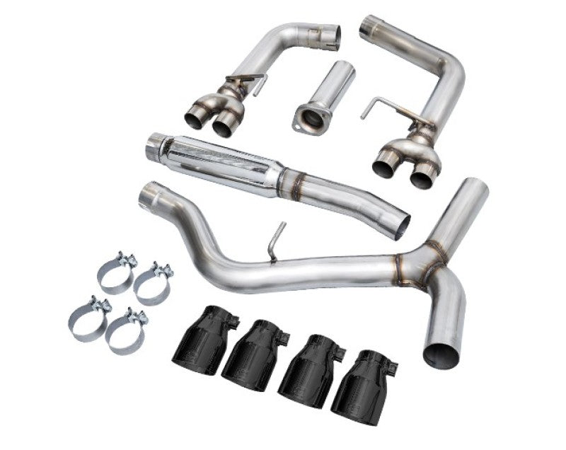 AWE Tuning 2022+ VB Subaru WRX Track Edition Exhaust - Diamond Black Tips - Black Ops Auto Works