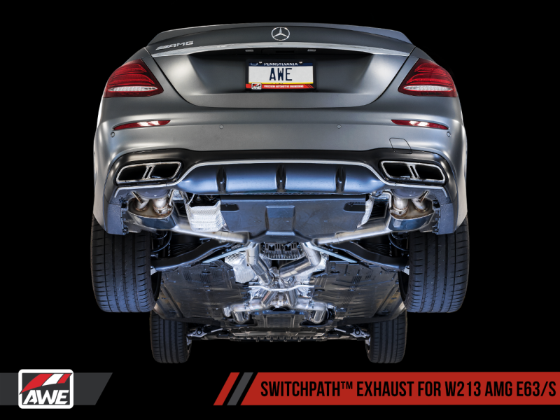 AWE Tuning Mercedes-Benz W213 AMG E63/S Sedan/Wagon SwitchPath Exhaust System - for DPE Cars - Black Ops Auto Works