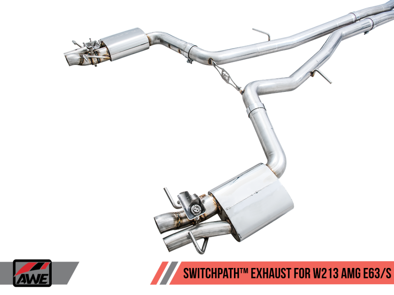 AWE Tuning Mercedes-Benz W213 AMG E63/S Sedan/Wagon SwitchPath Exhaust System - for DPE Cars - Black Ops Auto Works