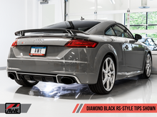 Load image into Gallery viewer, AWE Tuning 18-19 Audi TT RS 2.5L Turbo Coupe 8S/MK3 SwitchPath Exhaust w/Diamond Black RS-Style Tips - Black Ops Auto Works
