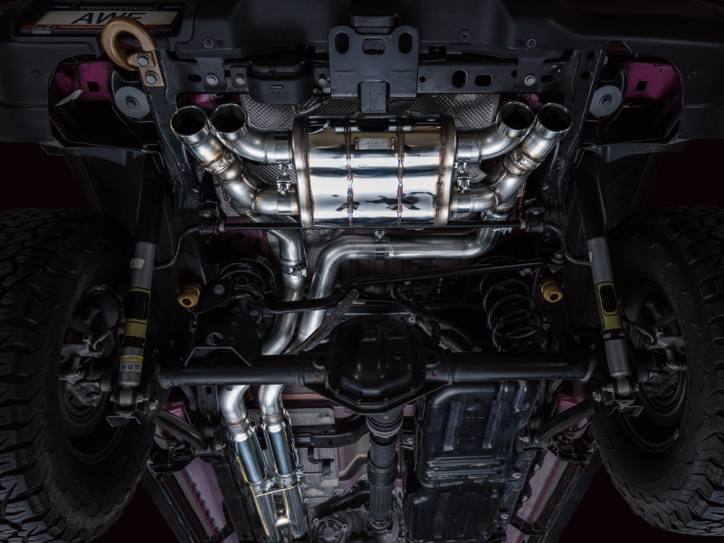 AWE 21+ Wrangler 392 Switchpath Cat-Back Exhaust- Quad BashGuards - Black Ops Auto Works