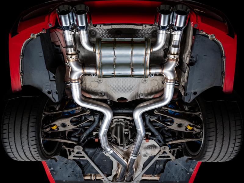 AWE Tuning BMW F8X M3/M4 SwitchPath Catback Exhaust - Chrome Silver Tips - Black Ops Auto Works