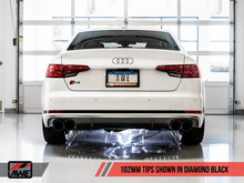 Load image into Gallery viewer, AWE Tuning Audi B9 S4 SwitchPath Exhaust - Non-Resonated (Black 102mm Tips) - Black Ops Auto Works