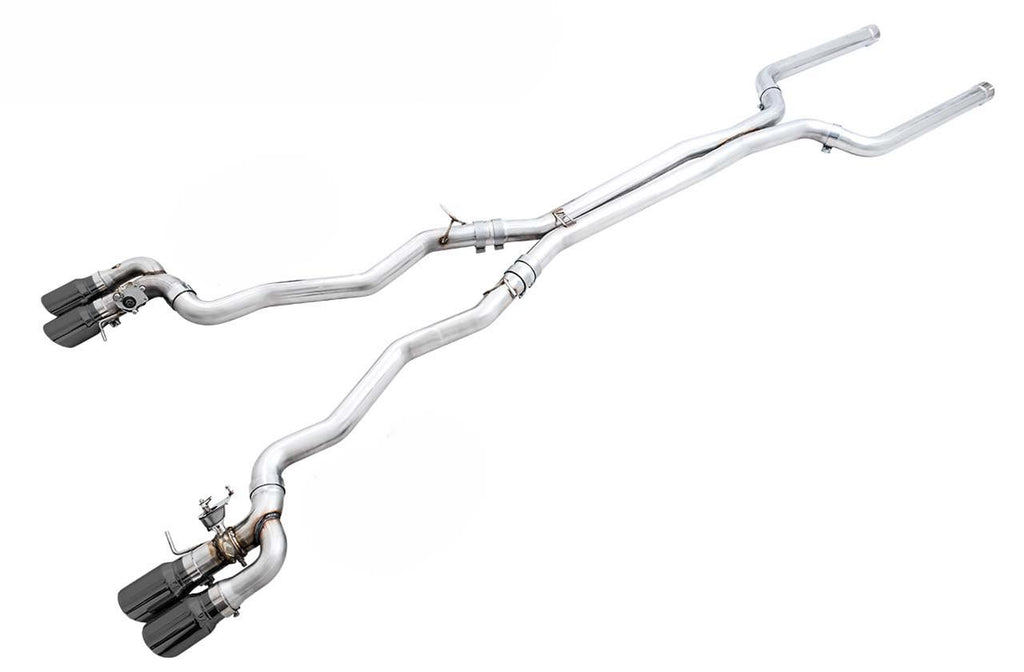 AWE Tuning 18-19 BMW F90 M5 SwitchPatch Cat-Back Exhaust- Black Diamond Tips - Black Ops Auto Works